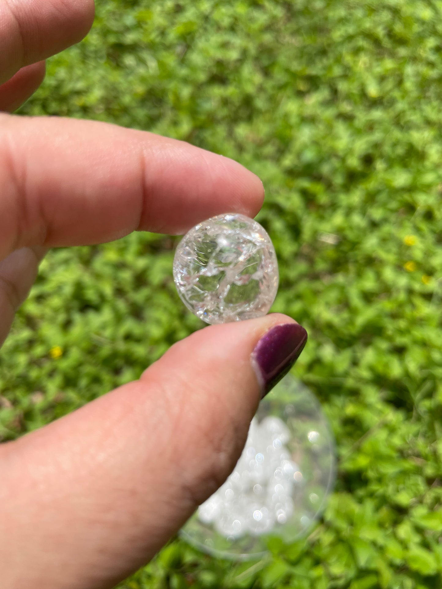 Crackle Quartz Tumble
