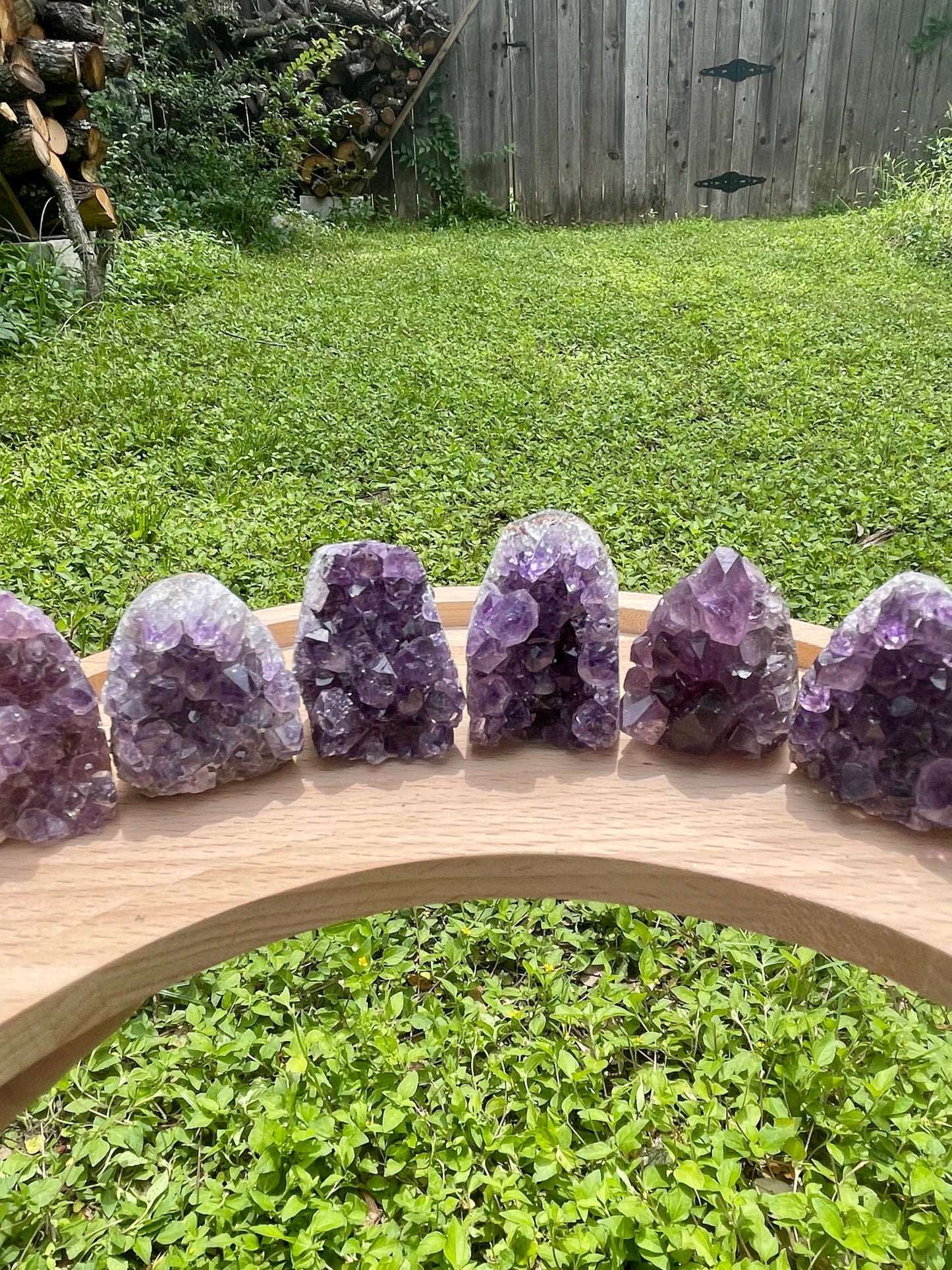Small Amethyst Cut Base