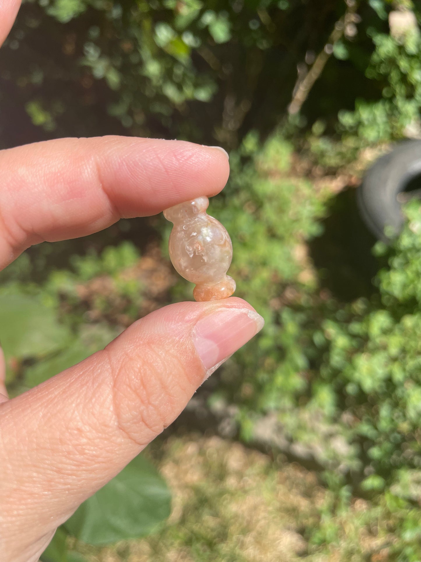 Flower Agate Mini Candy Carving