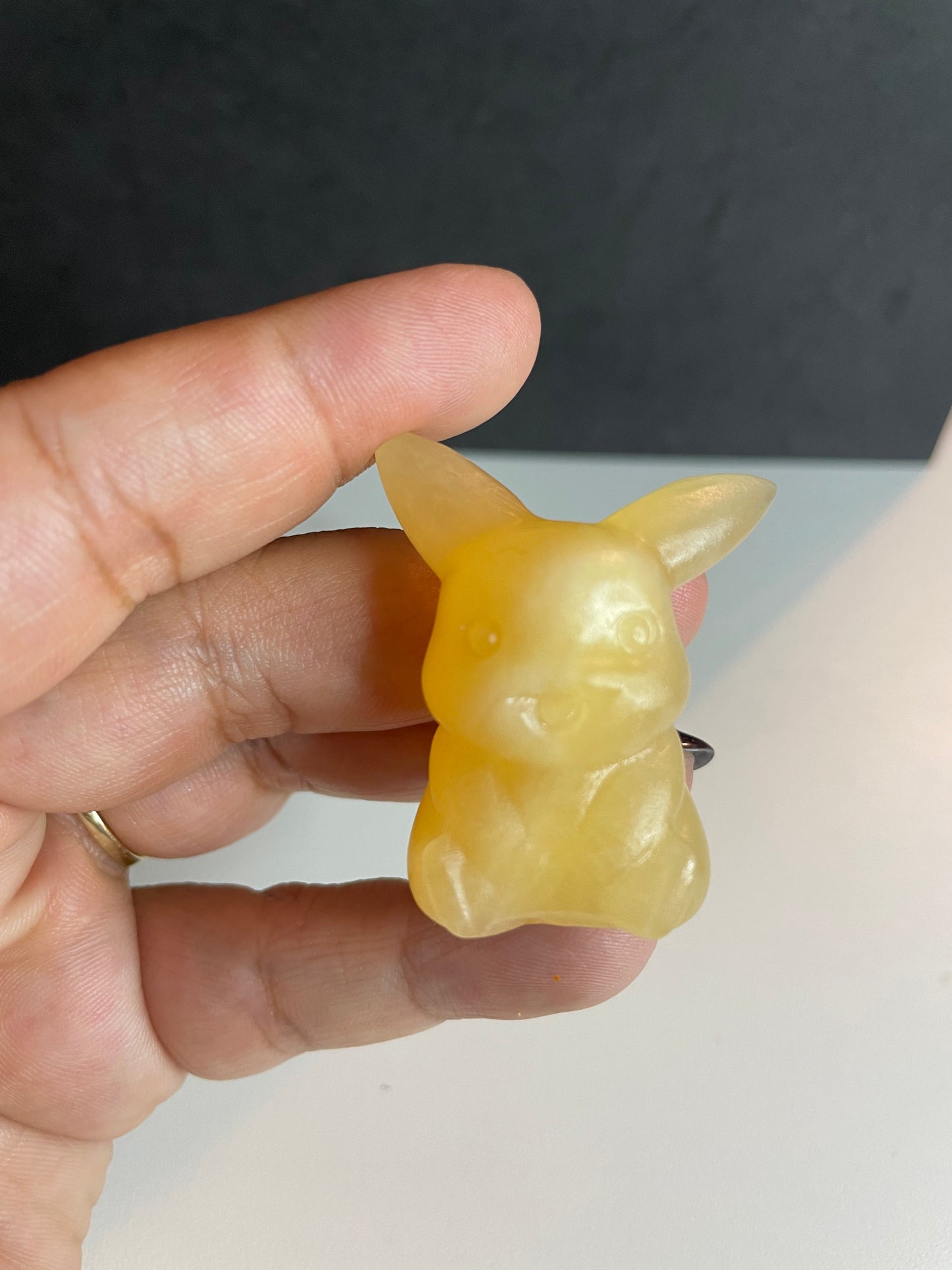 Yellow Calcite Pikachu
