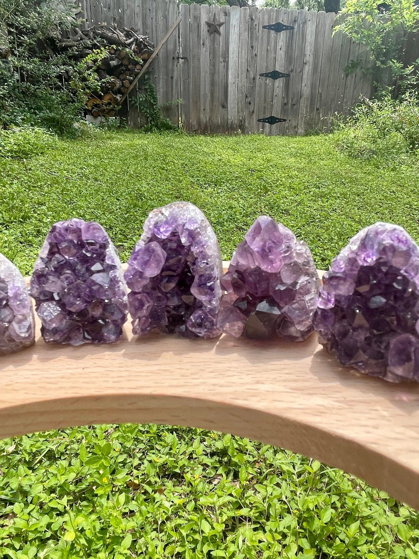 Small Amethyst Cut Base