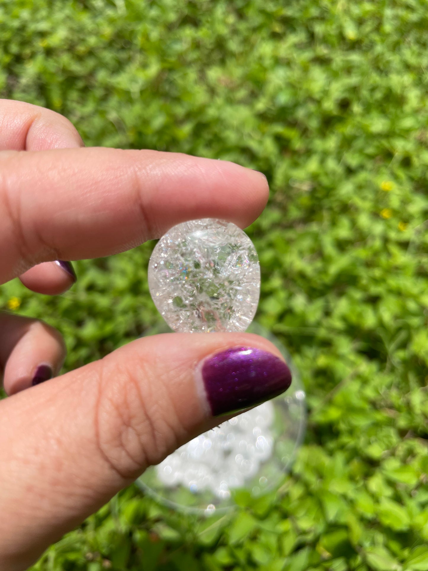 Crackle Quartz Tumble